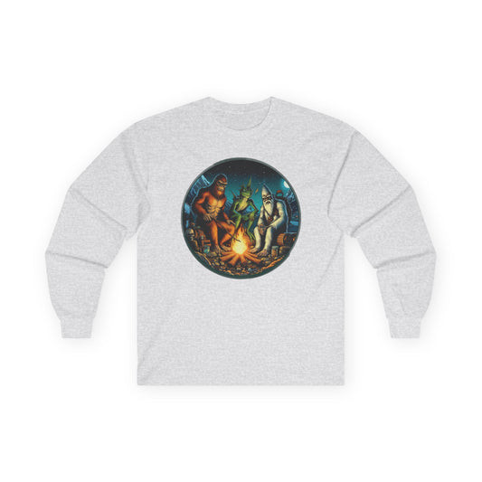 Cryptid Camping Trip Unisex Long Sleeve shirt