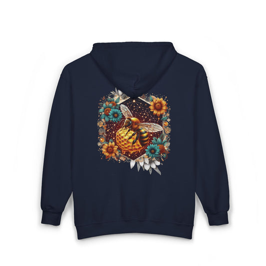 Queen Bee Unisex Zip-Up Hoodie