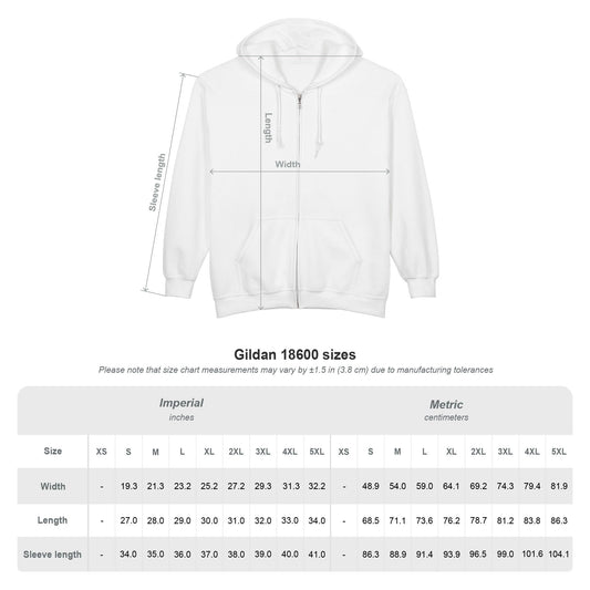 Viking Santa Unisex Zip-Up Hoodie