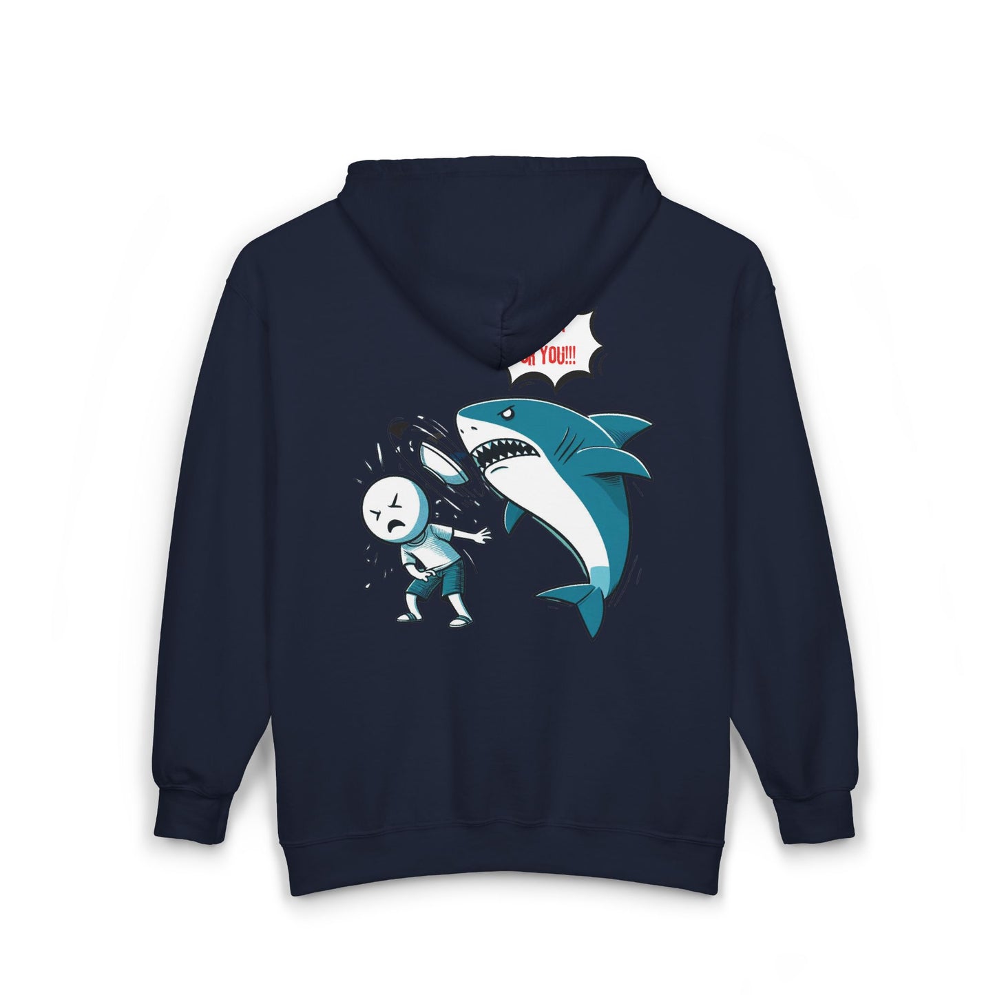 Shark 'NO SOUP FOR YOU' Unisex Zip-Up Hoodie