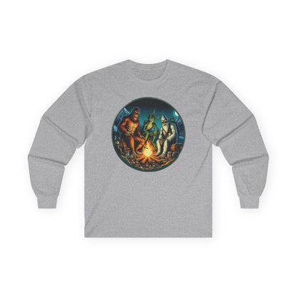 Cryptid Camping Trip Unisex Long Sleeve shirt