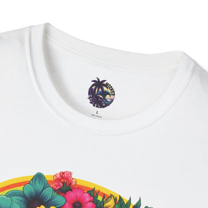 Retro Floral Woody Unisex T-Shirt