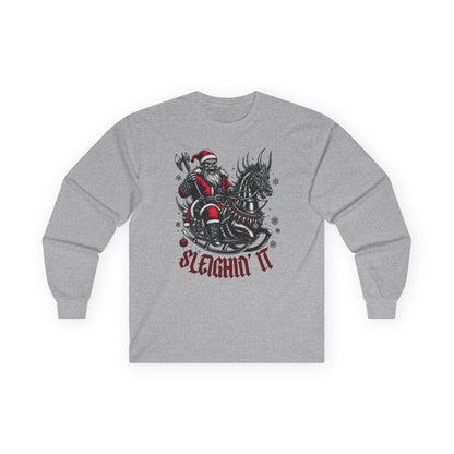 Goth Santa Unisex Long Sleeve Shirt