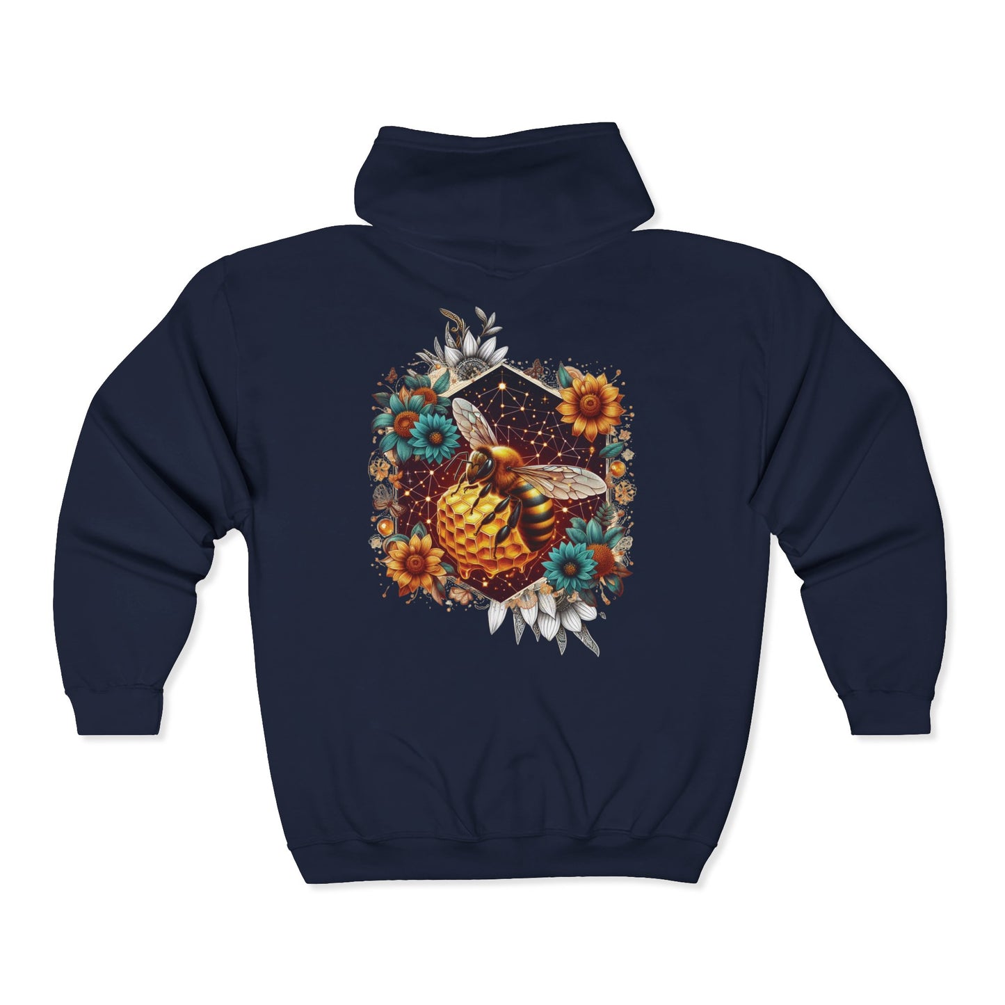 Queen Bee Unisex Zip-Up Hoodie