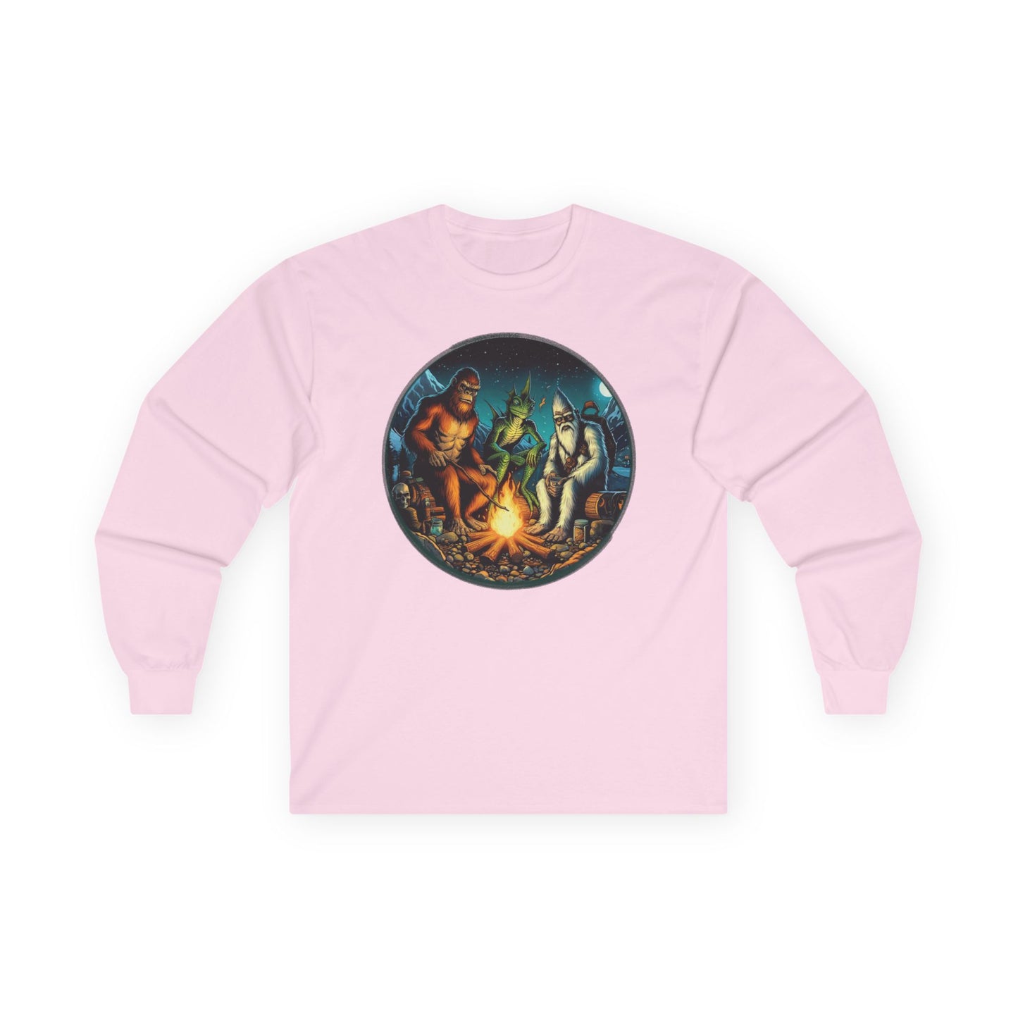 Cryptid Camping Trip Unisex Long Sleeve shirt