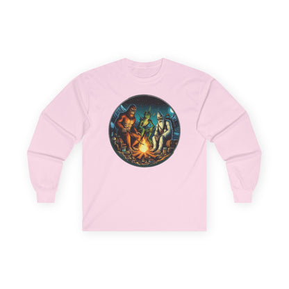 Cryptid Camping Trip Unisex Long Sleeve shirt