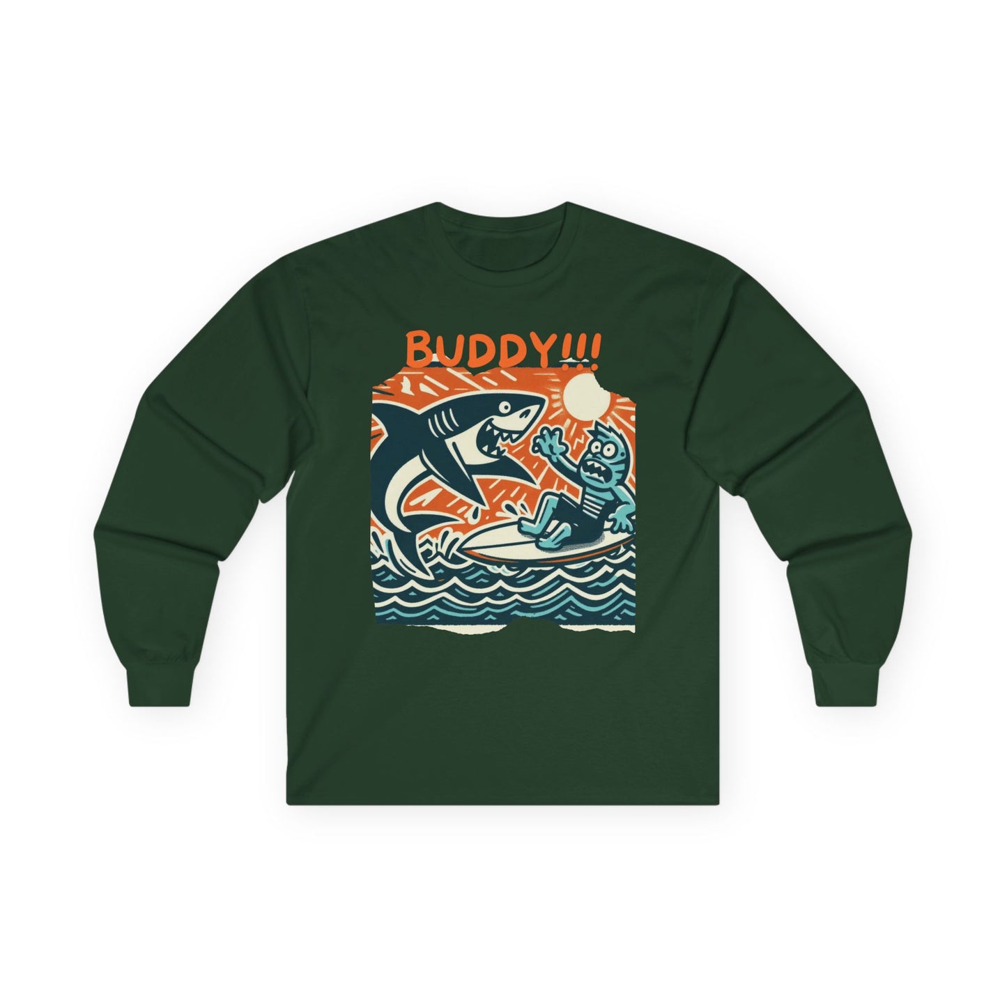 Buddy Shark Unisex Long Sleeve Shirt