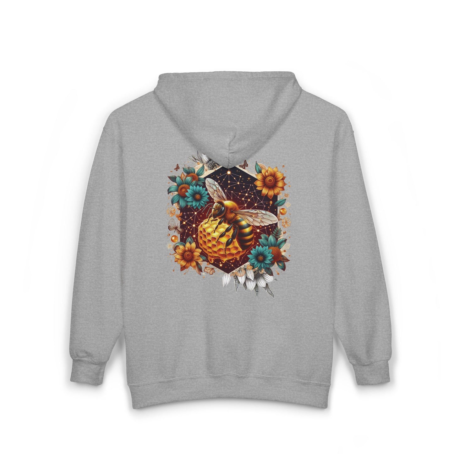 Queen Bee Unisex Zip-Up Hoodie