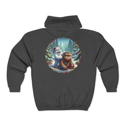 Christmas Buddies Unisex Zip-Up Hoodie