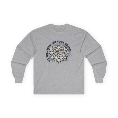 Creepy Mushroom Unisex Long Sleeve Shirt