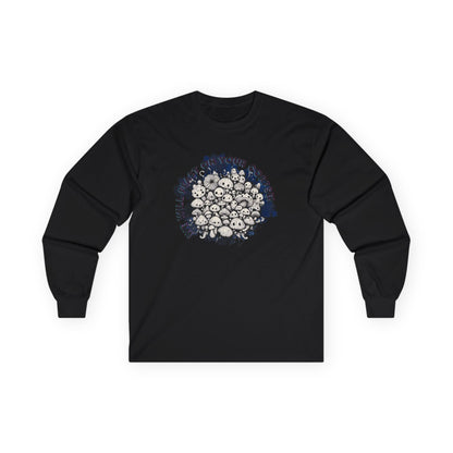 Creepy Mushroom Unisex Long Sleeve Shirt