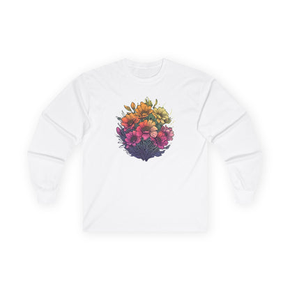 Summer Flowers Unisex Long Sleeve Shirt