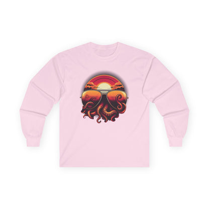 Aviator Sunglasses Sunset Tentacles Unisex Long Sleeve Shirt