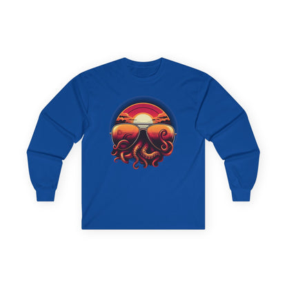 Aviator Sunglasses Sunset Tentacles Unisex Long Sleeve Shirt