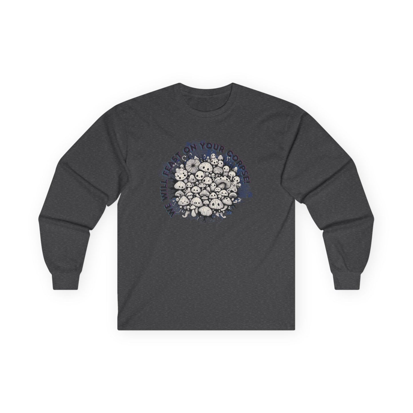 Creepy Mushroom Unisex Long Sleeve Shirt
