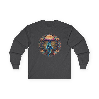 Jellyfish Mandala Unisex Long Sleeve Shirt
