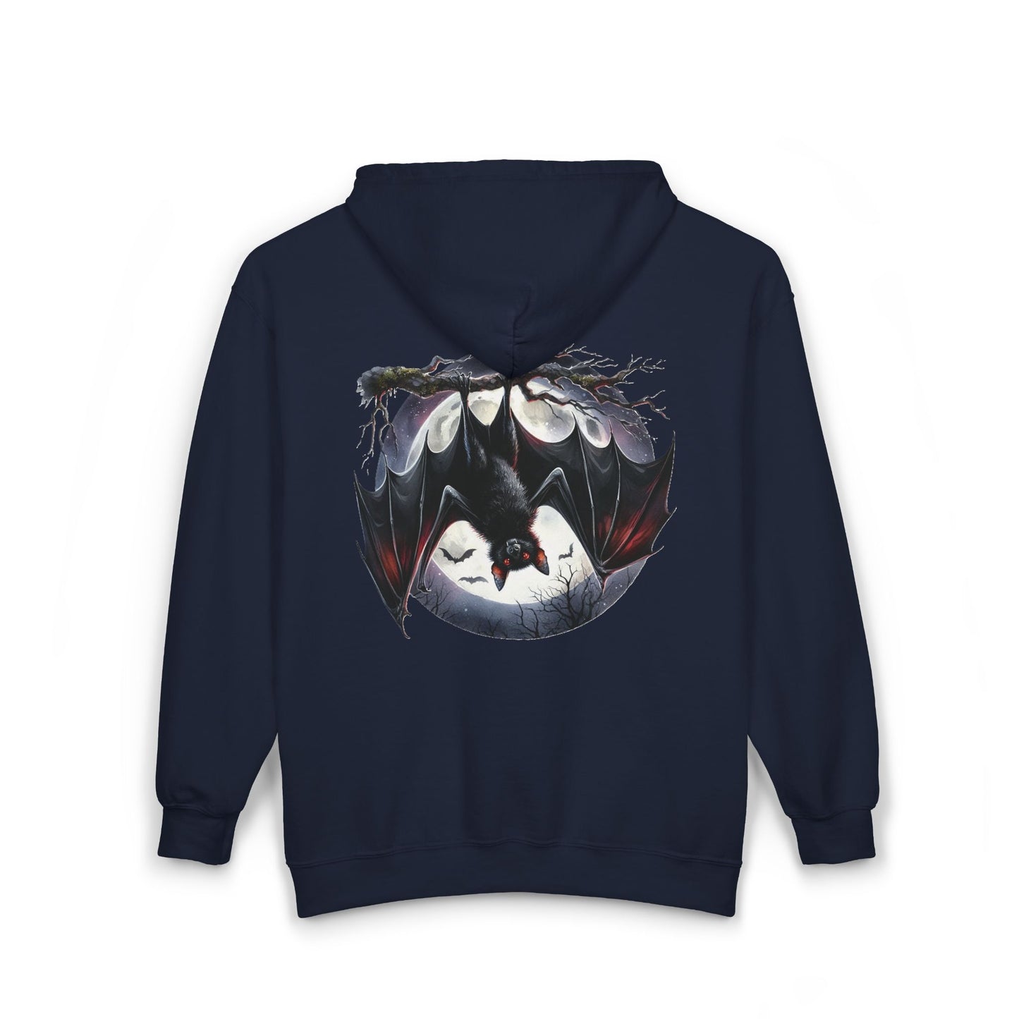 Spooky Season Bat Unisex Zip-Up Hoodie