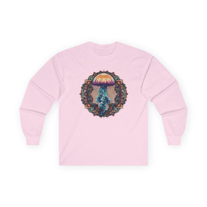 Jellyfish Mandala Unisex Long Sleeve Shirt