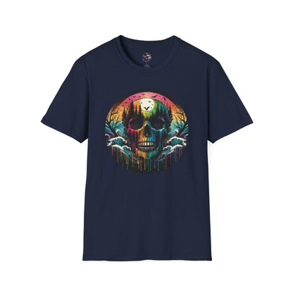 Rainbow Skull Softstyle Unisex T-Shirt