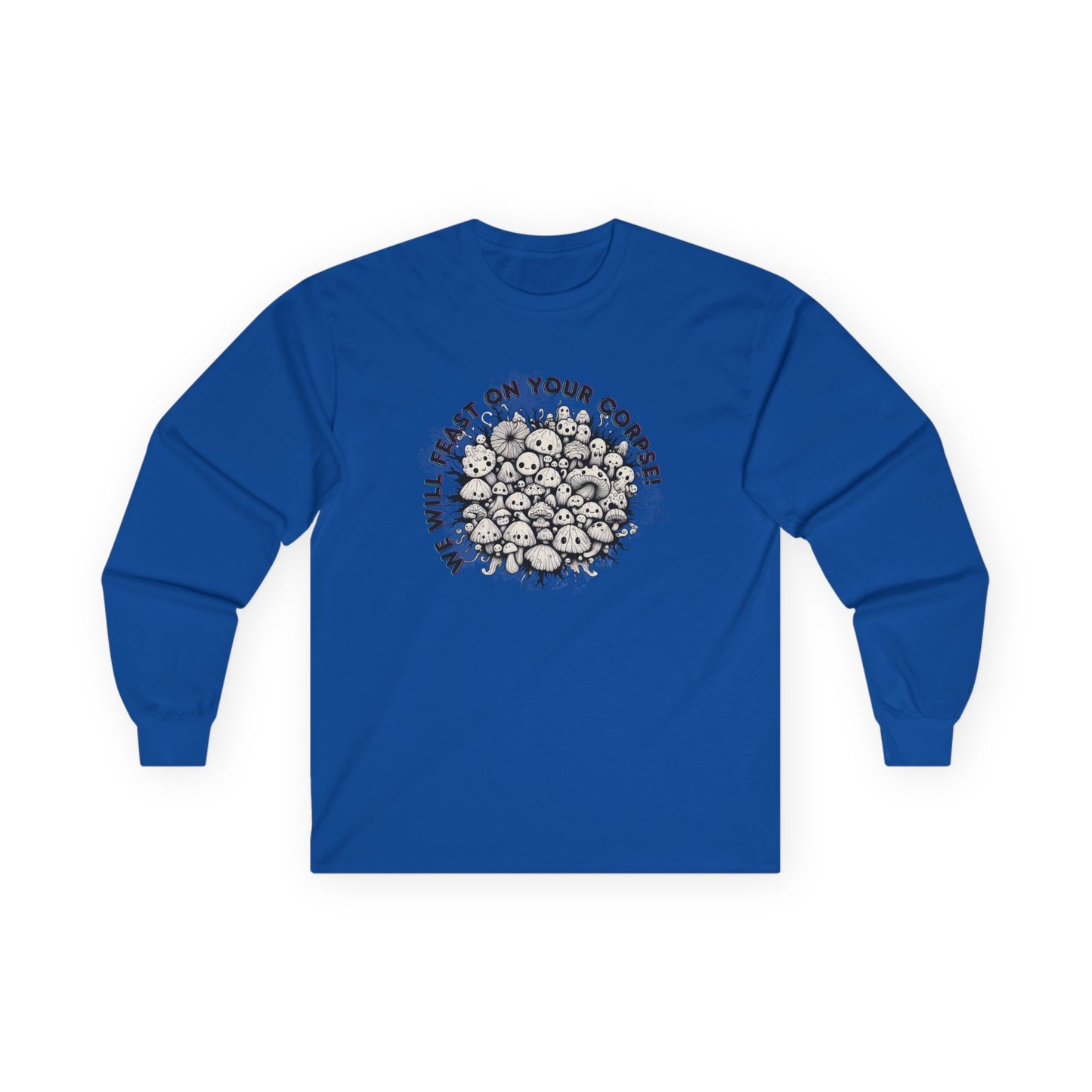 Creepy Mushroom Unisex Long Sleeve Shirt