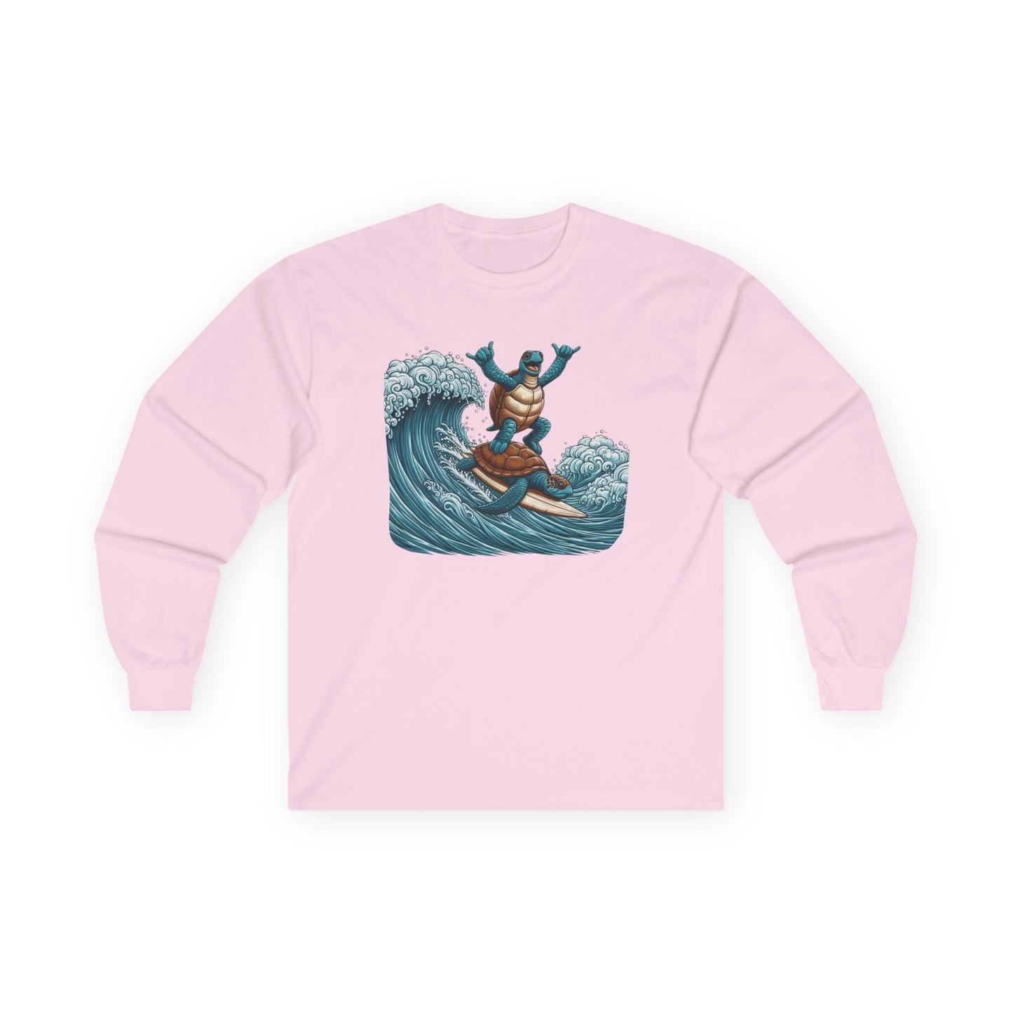 Surfing Sea Turtles Unisex Long Sleeve Shirt