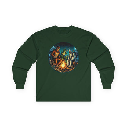Cryptid Camping Trip Unisex Long Sleeve shirt