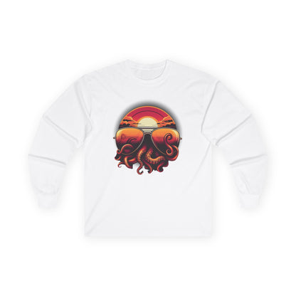 Aviator Sunglasses Sunset Tentacles Unisex Long Sleeve Shirt