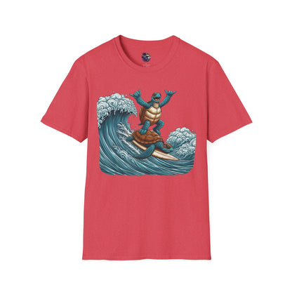 Surfing Sea Turtles Unisex T-Shirt