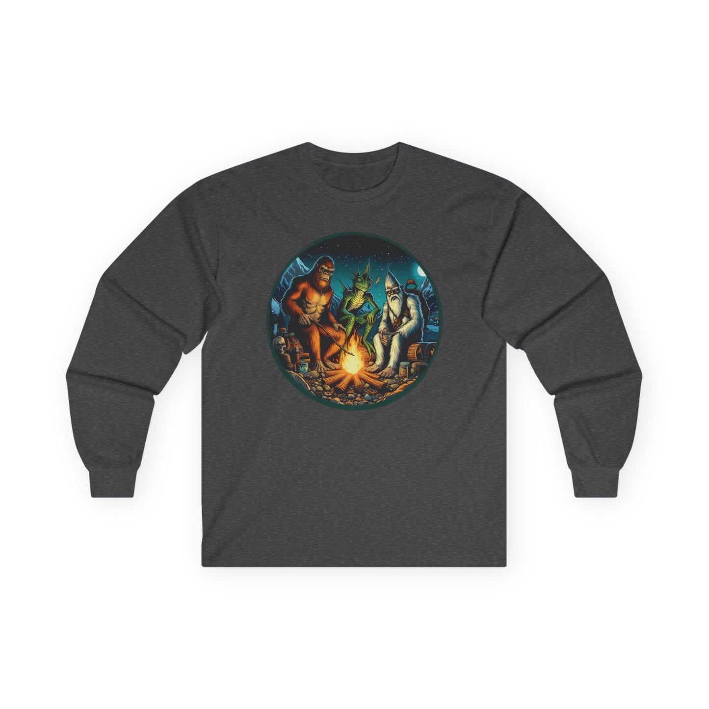 Cryptid Camping Trip Unisex Long Sleeve shirt