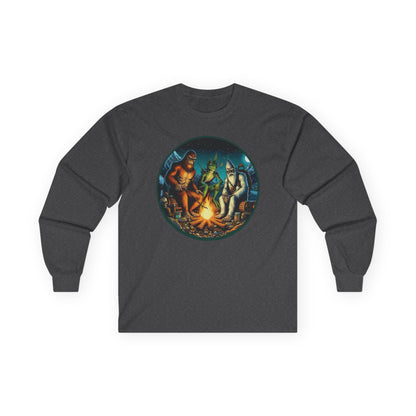 Cryptid Camping Trip Unisex Long Sleeve shirt
