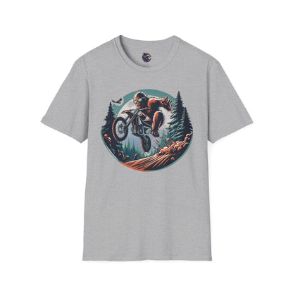 Sasquatch Dirt Bikin' Unisex T-Shirt