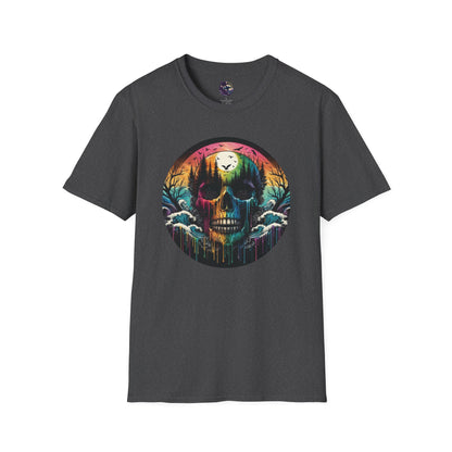 Rainbow Skull Softstyle Unisex T-Shirt