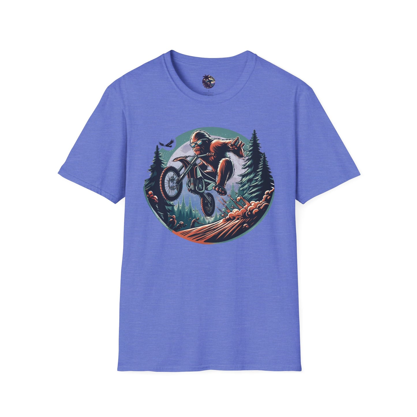 Sasquatch Dirt Bikin' Unisex T-Shirt