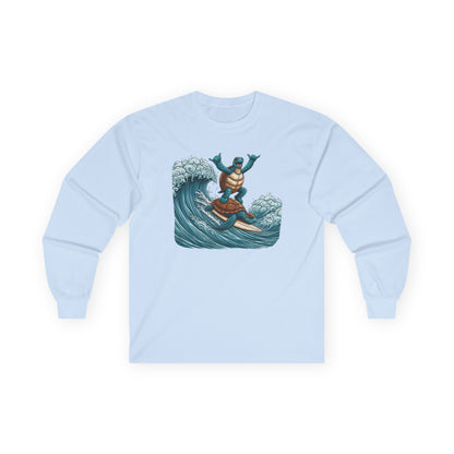 Surfing Sea Turtles Unisex Long Sleeve Shirt