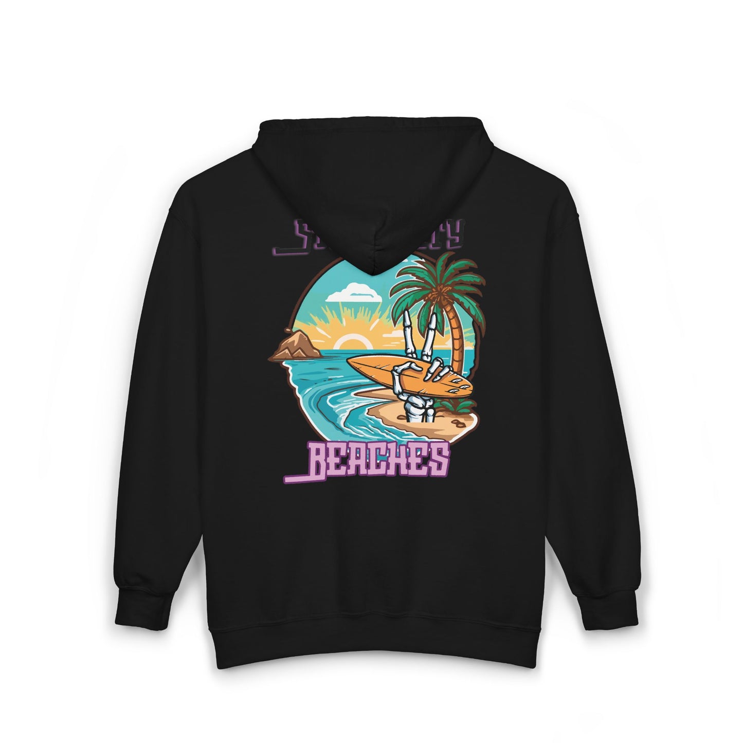 Stay Salty Beaches Unisex Zip-Up Hoodie