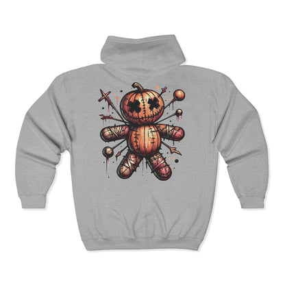 Vooumpkin Unisex Zip-Up Hoodie