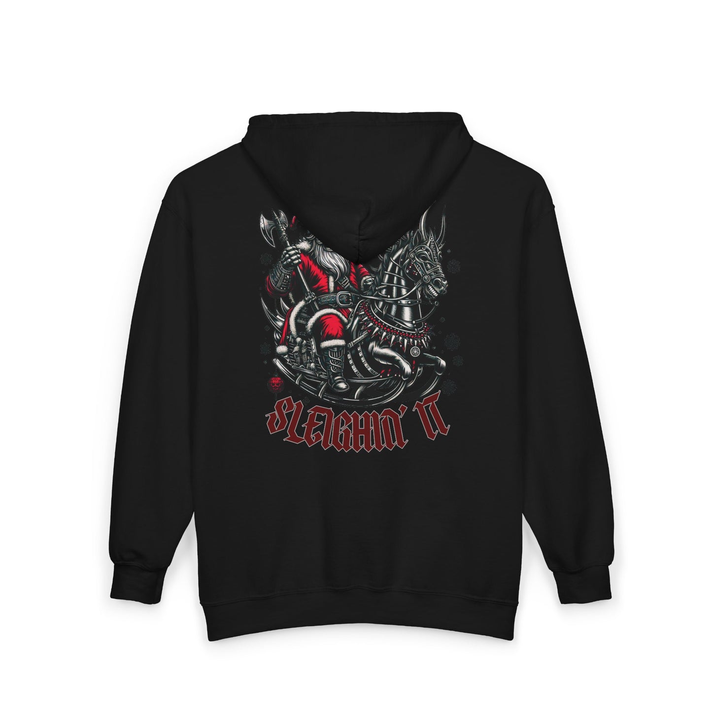 Goth Santa Unisex Zip-Up Hoodie