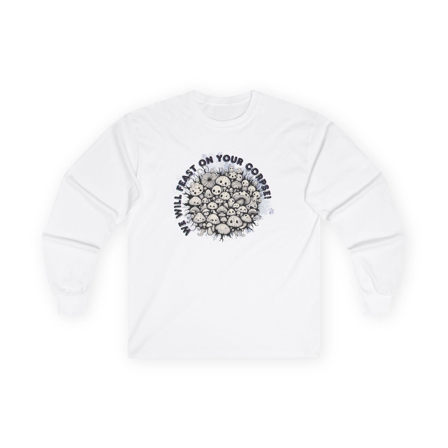 Creepy Mushroom Unisex Long Sleeve Shirt
