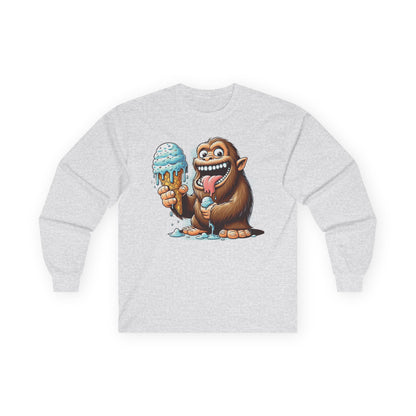 Sasquatch Ice Cream Unisex Long Sleeve Shirt