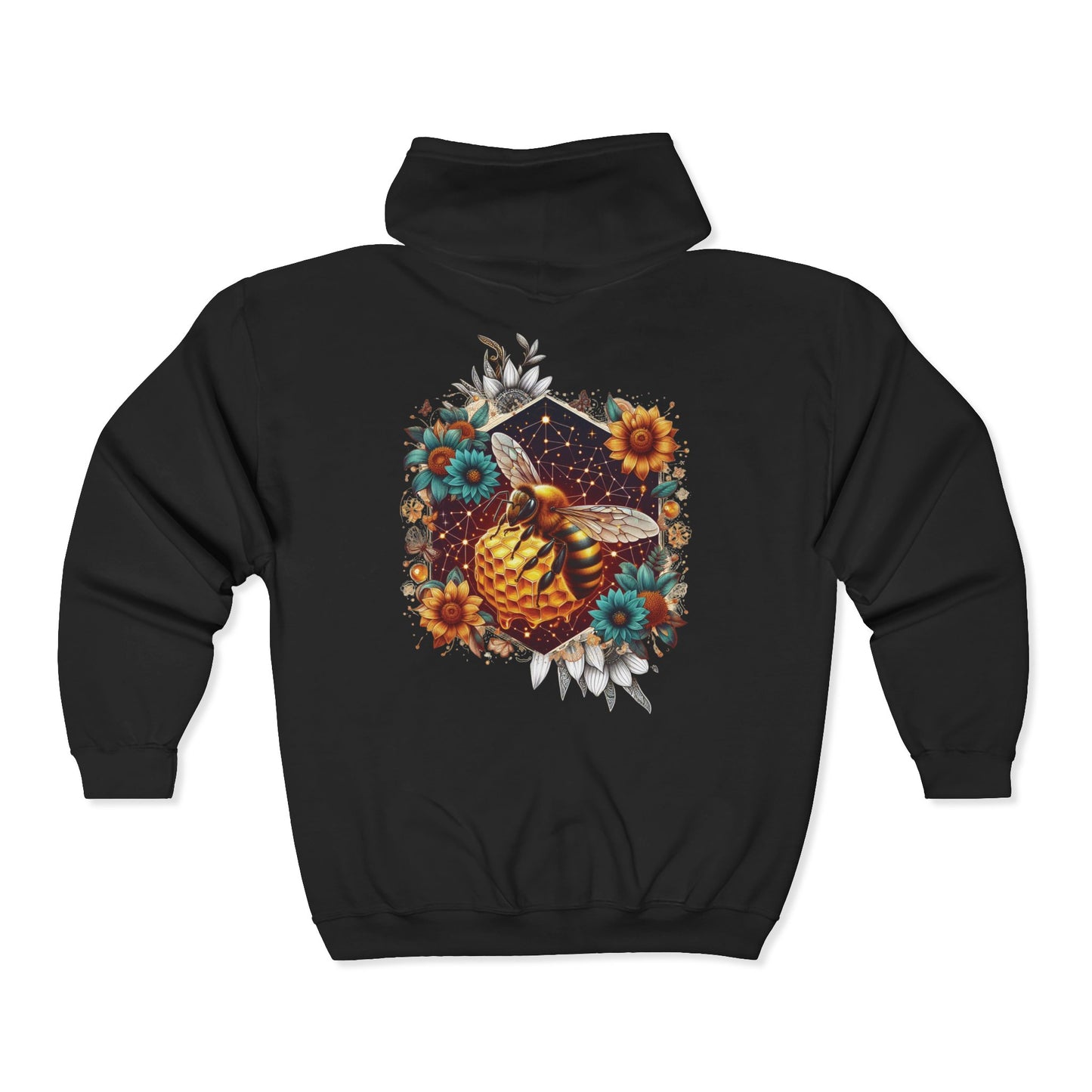 Queen Bee Unisex Zip-Up Hoodie