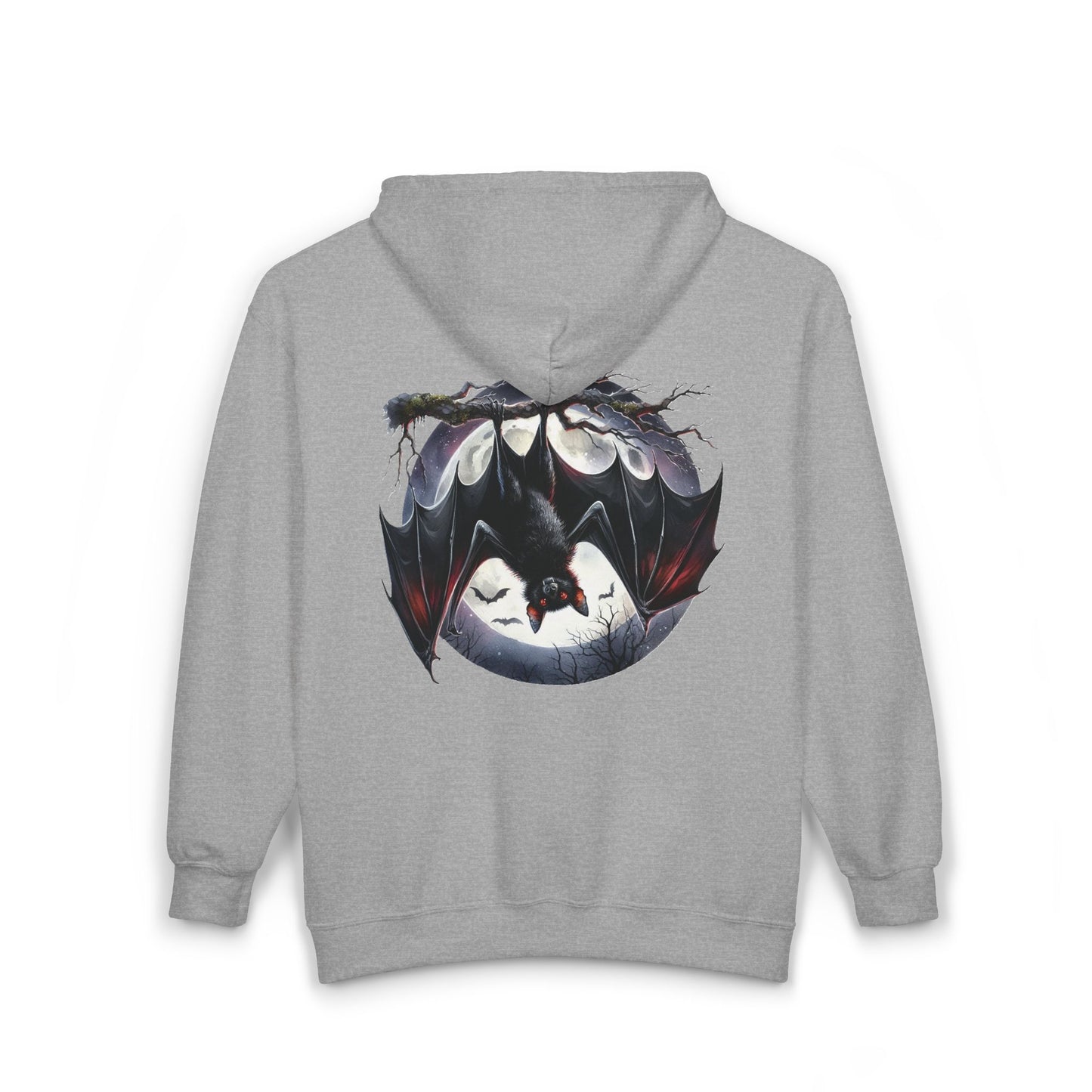 Spooky Season Bat Unisex Zip-Up Hoodie