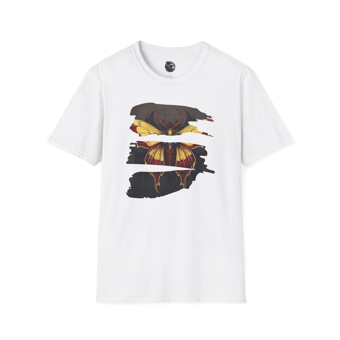 Moth - Red and Yellow  Unisex T-Shirt