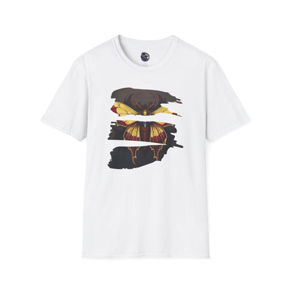 Moth - Red and Yellow  Unisex T-Shirt