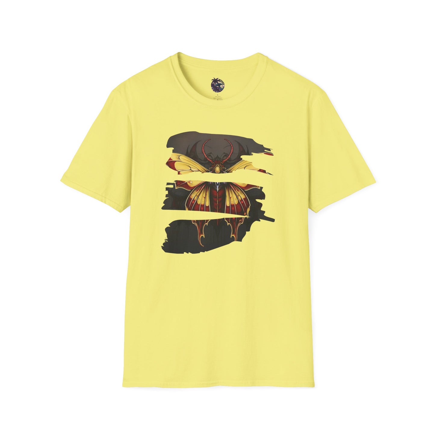 Moth - Red and Yellow  Unisex T-Shirt