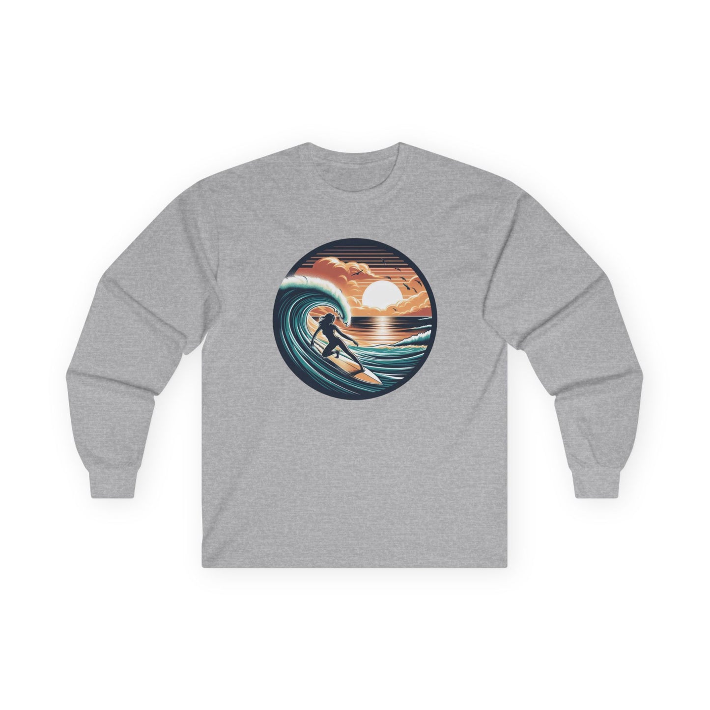 Surfer Girl Unisex Long Sleeve Shirt