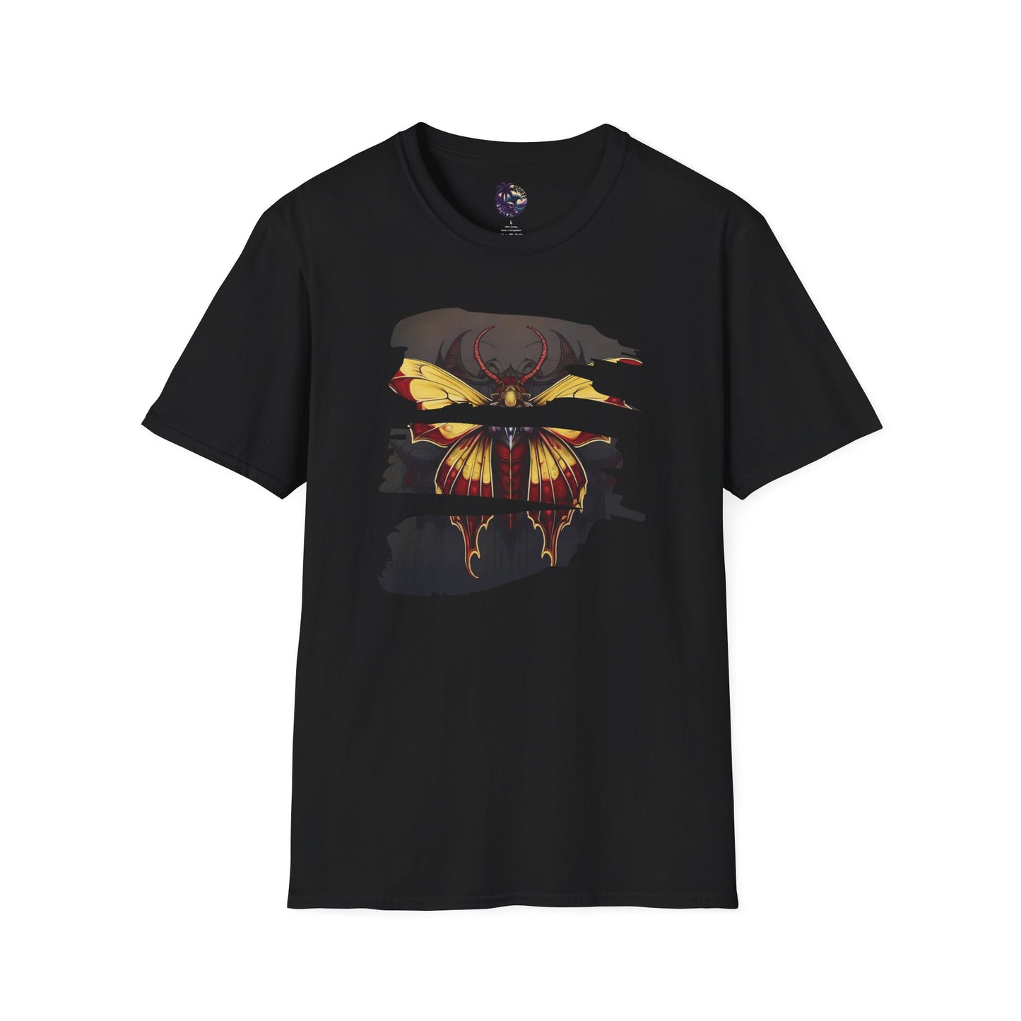 Moth - Red and Yellow  Unisex T-Shirt