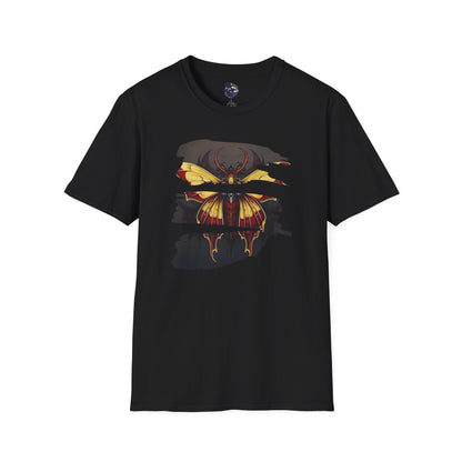 Moth - Red and Yellow  Unisex T-Shirt