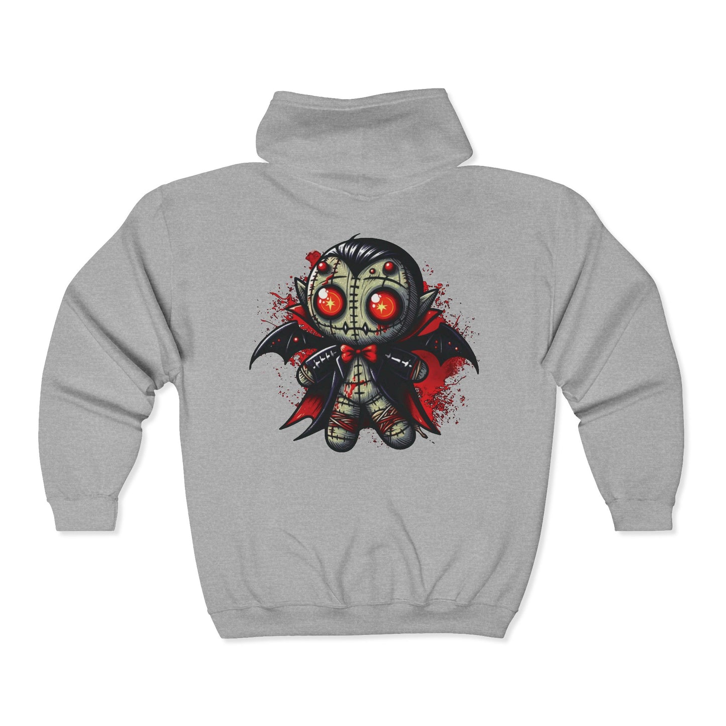 Vooacula Unisex Zip-Up Hoodie