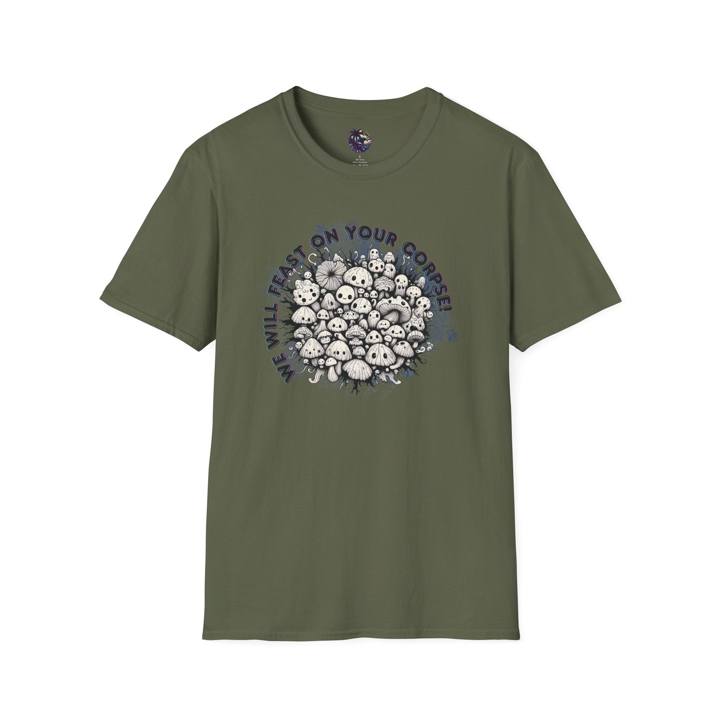 Creepy Mushroom Unisex T-Shirt