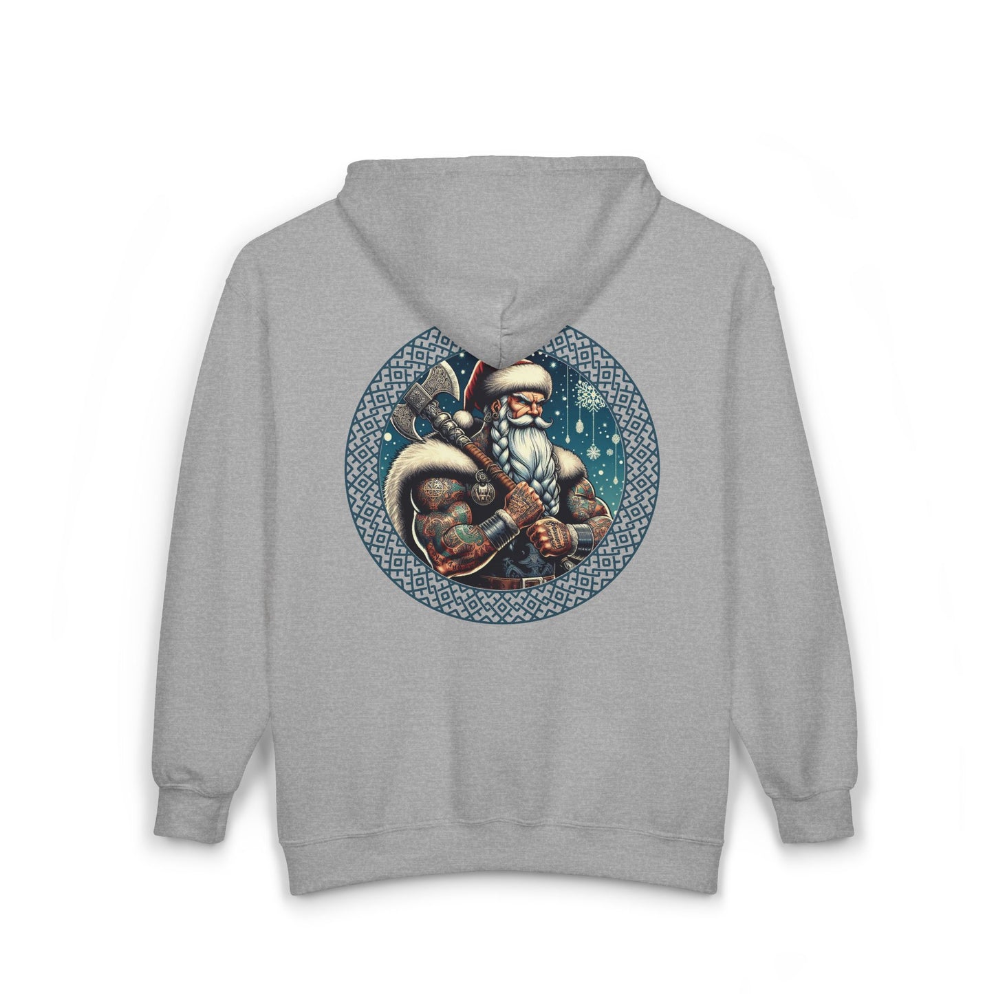 Viking Santa Unisex Zip-Up Hoodie